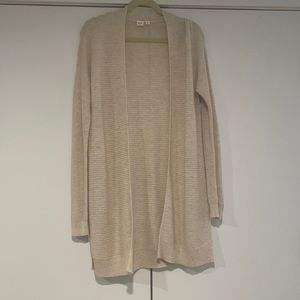 Cream colored cardigan